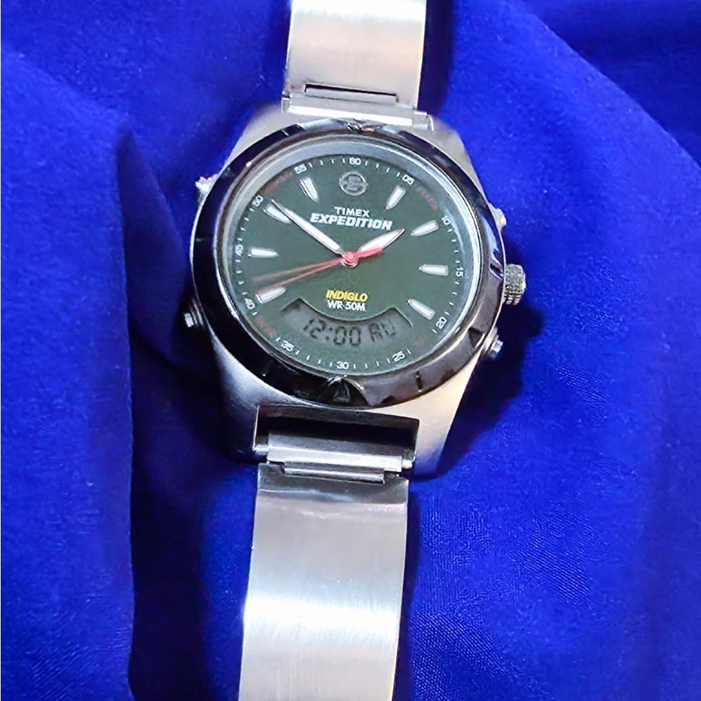 Timex Expedition Vintage Indiglo Multi Function Mens Watch 36mm - Picture 3 of 7
